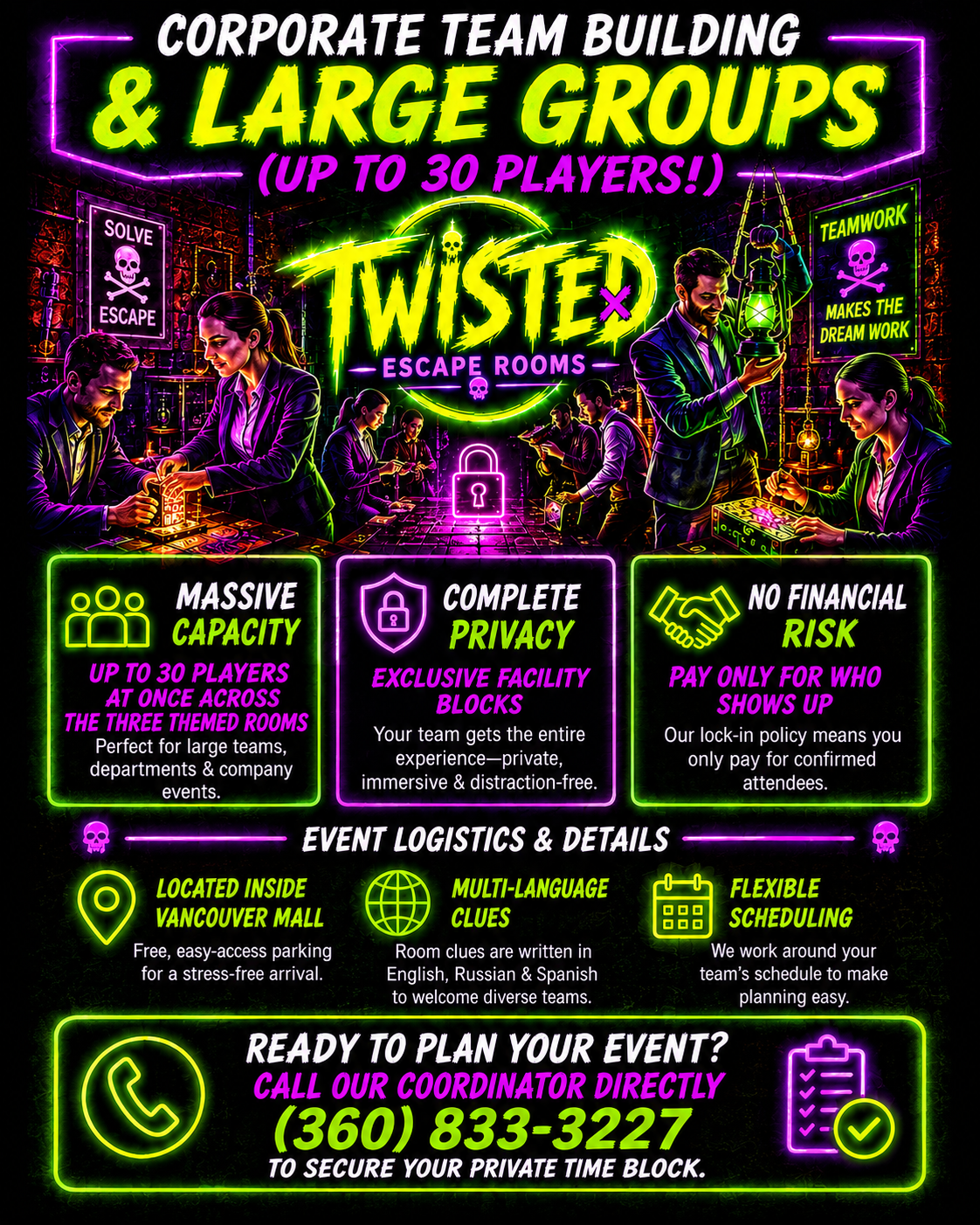 Twisted Escape Rooms — Corporate Events
