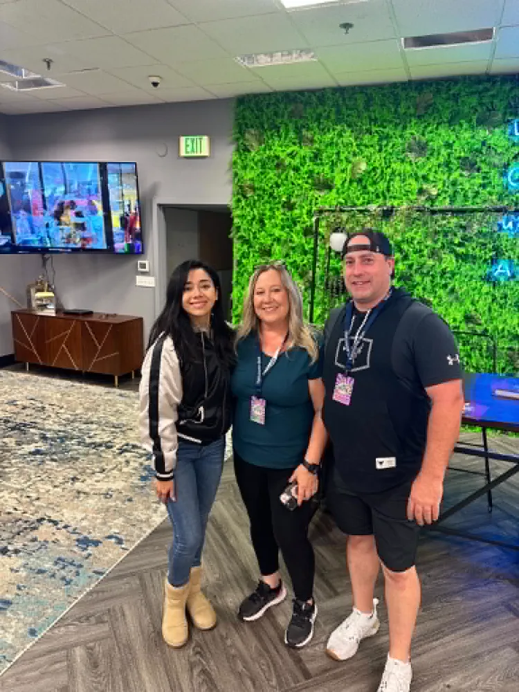 Twisted Escape Rooms owners with a CouveCon guest